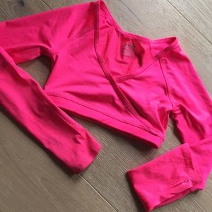 Champion athletic crop top in fuschia